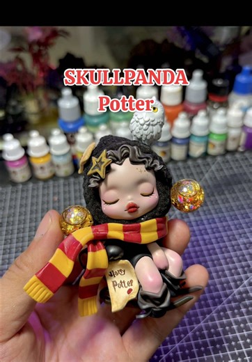 Skullpanda Custom Harry Potter Art Toy for Halloween