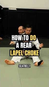How To Do a Rear Lapel Choke #jiujitsu #jiujitsutraining #friscotx