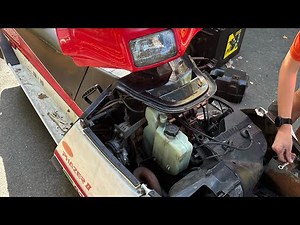 Replacing fuel lines on Brodies snowmobile!