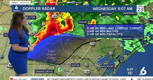 STORMY START: After a busy morning, rain chances are on a downward trend