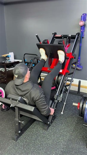 This leg machine lets you go from hack squat to leg press in seconds — no fuss, no waiting, no extra