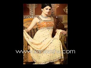 Golden Anarkali Churidar Dress, Churidar Kurta Neck Designs