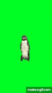 Dancing alligator meme Green Screen on Make a GIF