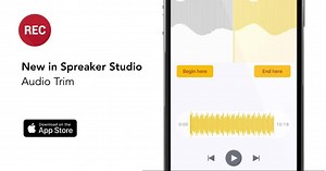 With the new trimming feature, you can easily and quickly cut unwanted sections from your recordings on the fly. Download our free app here 📲 https://itunes.apple.com/us/app/spreaker-studio/id585625596?mt=8 | Spreaker