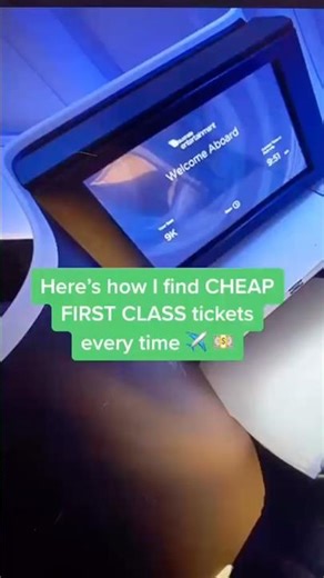 How I Find Cheap First Class Flights 💸✈️ (Secret Hack)