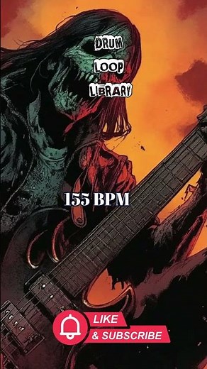 155 BPM Rock Drum Loop – Fast and Punchy