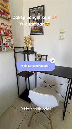 Meja belajar minimalis: tutorial ngerakit meja kerja mudah
