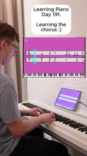 I'm Learning Piano Using Simply Piano – Day 191 – Stevie Wonder I Just Called To Say I Love You