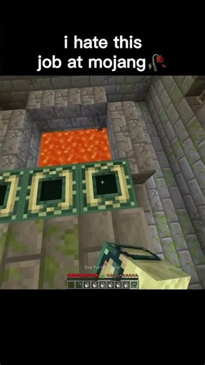 Minecraft Mojang Job Moment #minecraft #shorts #gaming