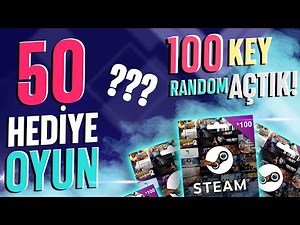 100 ADET STEAM RANDOM KEY AÇILIŞI | 50 ADET OYUN HEDİYE ÇEKİLİŞSİZ ! W/‪@MstafaKadir‬