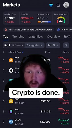 321 reactions · 36 shares | Crypto’s over who’s hiring  | Gabe.eth | Facebook