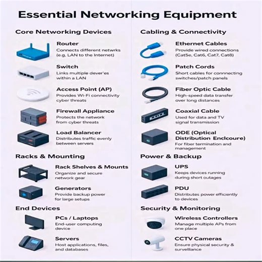 Microsoft Guy on Instagram: "Networking equipment… #tech #pc #computer #technology #computerscience #windows #tips #science #college #laptop #trick #networking"