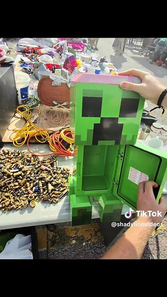 Minecraft Mini Fridge Discovery at the Flea Market