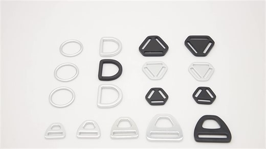 Custom Aviation Aluminum Glide Belt Buckle Alloy Triangle Slider Buckle for Backpack Adjuster Shoulder Strap Buckles