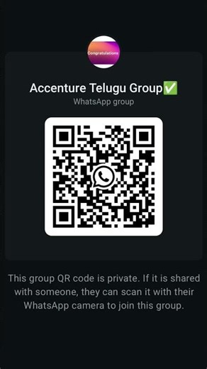 Accenture WhatsApp scanner update ✅💯 #accenture #shortfeed #telugu