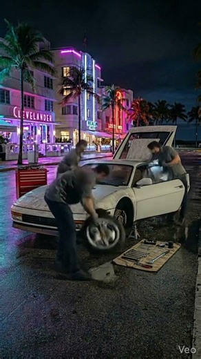 Ferrari Testarossa Restoration — Miami Vice White Ferrari Transformation | Satisfying Process