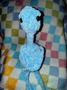 Homemade Baby Alien Plush Toy. Soft and Cuddly Friend for Ages 3  - Etsy