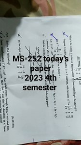 MS-252 past paper 2023 #exams#math#linear