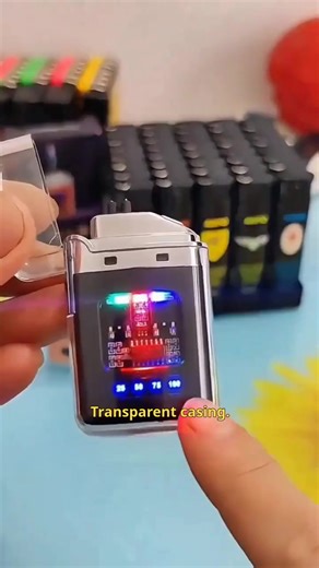 🔥 【Pulse Arc Lighter】Type-C Lightning Charge! Arc ignition defies wind—a must-have for trendsetters on the go! ✨ Transparent iridescent light effects​ Arc ignition is ultra-cool, lights up even in 10-level winds~ 🔋 Type-C Fast Charge​ One charge lasts 30 days, with a portable clip for easy carrying! | Vgejrye shop
