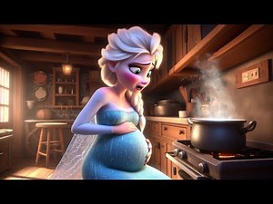 🆕🎵Elsa’s Labor Begins in the Kitchen! 🍳🤰 Will Jack Get Her to Safety in Time? 🚨 | A Frozen Story