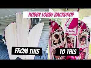 How to Apply Your Custom Printed Sticker Paper to the Viral Hobby Lobby Backdrop Arch
