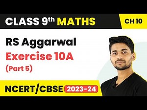Quadrilateral Problems (Part 5: RS Aggarwal Exercise 10A) - Quadrilateral |Class 9 Maths