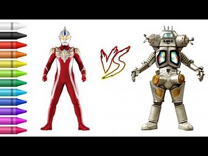 Ultraman Max vs King Joe Coloring Pages