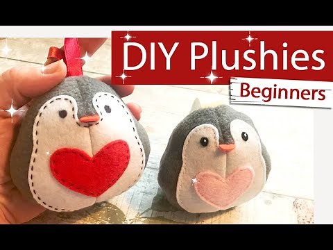Beginners in Plushie Making - Penguin Soft Toy