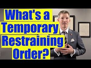 What is a Temporary Restraining Order? What happens if you violate a TRO?