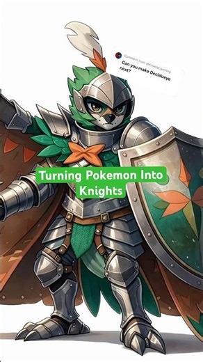 🔥Can I Turn This Pokemon Into a Medieval Knight?