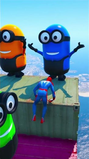 ÖRÜMCEK ADAM VS 3 RENK MİNYON