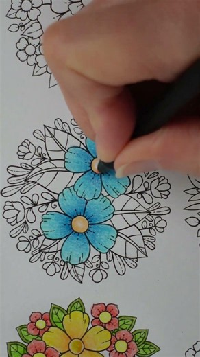 Speed Coloring #shorts from Little Worlds by Gabi Wolf