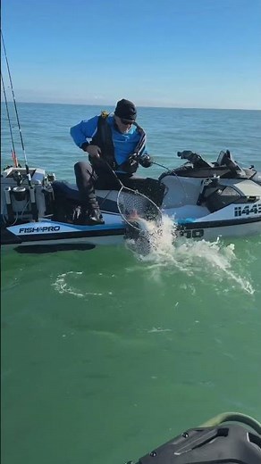 Fishing on a Sea-Doo