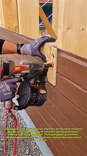 Smart Spacer Trick For Perfectly Straight Siding Installation