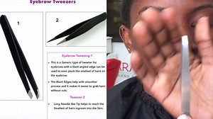 Watch & Learn: Achieve a Perfect Eyebrow with Tweezing or Razor Blade. Tweezing - This is a Tedious Job of using a Tweezer to Pull out the unwanted hairs around the Eyebrows to achieve Your Right Shape. Yes Eyebrow Tweezing is quite Softly Painful and You only get used to it as you continuously Practice but, here are some benefits of Tweezing your Eyebrows! ❤Instead of an average Weekly Grooming to Keep Your Eyebrow Shape by Razorblade, a Tweezed Eyebrow will need 2-3 Weeks depending on Your Hai