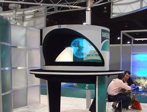 Holographic Tech Kiosks
