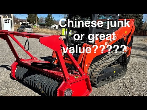 Kubota SVL75-3 mulching with the Raytree!!!!