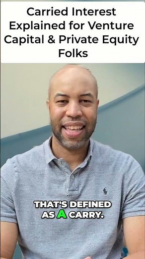 Carried Interest Explained for Venture Capital & Private Equity Folks #shorts