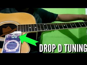 PAANO MAG DROP D TUNING SA GITARA?