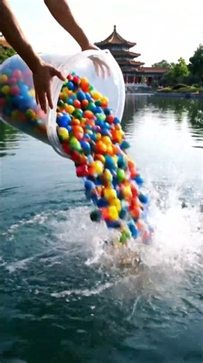 Vortex vs Rainbow Ball Drop! #satisfactory #satisfying #swirls