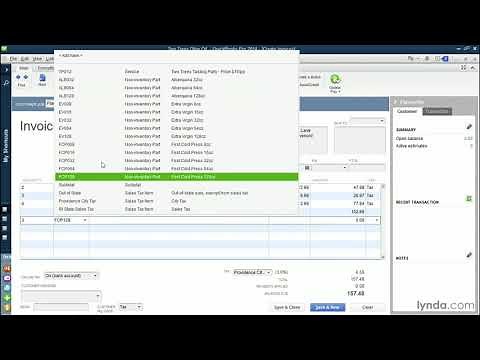 QuickBooks Tutorial - Invoicing customers