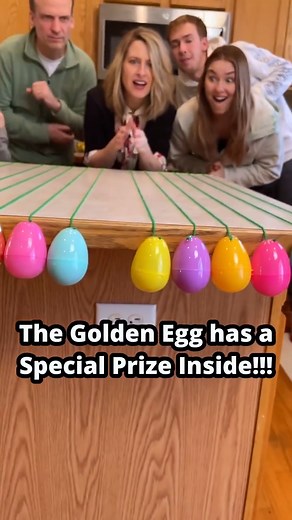 Pull the Golden Egg -- Family Game 🐣 Dad, mom, and the whole family plays Easter egg roulette string pull game. Whoever gets the golden egg, wins a special prize. (for entertainment purposes only) 🎬 This video was produced by Network Media and Benson Bros | The Scene Machine