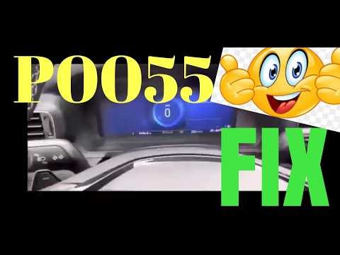 HOW TO FIX ANY CAR WITH A P0055 oxygen‑sensor heater on Bank 1.... ERROR CODE- Fast and easy