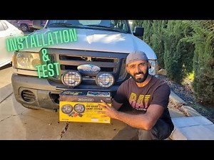 Harbor Freight (ROADSHOCK) Off-Road Light Kit Install!