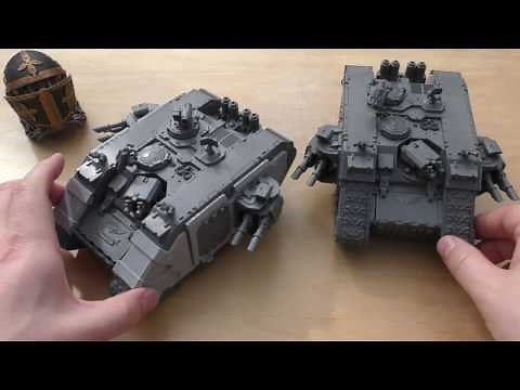 Space Marine Land Raider Reinforced Armour - Unboxing & Review (WH40K)