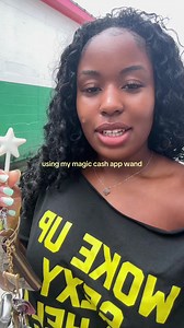 Using my Cash App wand to pay for everything