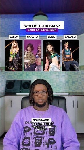 Who Is Your Bias? Saint Satine "PARTY b4 the PARTY" #shorts #music #SAINTSATINE #kpop