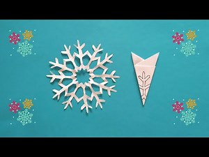 Χιονονιφάδα από χαρτί / Paper Snowflake // Pargie
