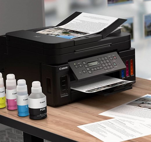 Canon Pixma Endurance G7060 (now called Megatank) - all-in-one printer with extremely low ink cost (review)