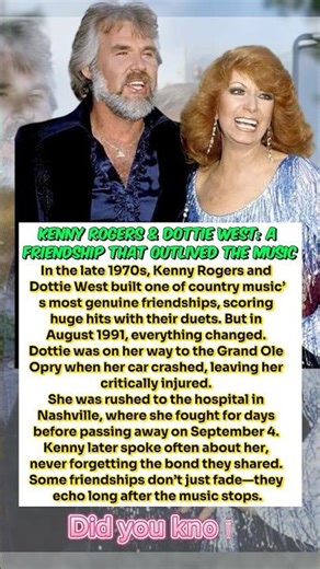 Kenny Rogers & Dottie West: A Friendship That Outlived the Music